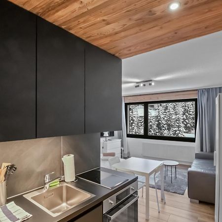 Studio Cosy Au Centre De 크란스몬타나 외부 사진