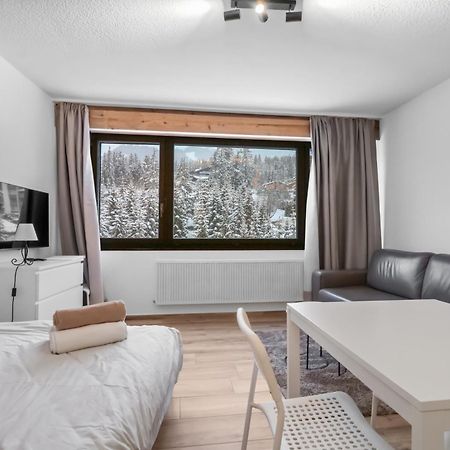 Studio Cosy Au Centre De 크란스몬타나 외부 사진