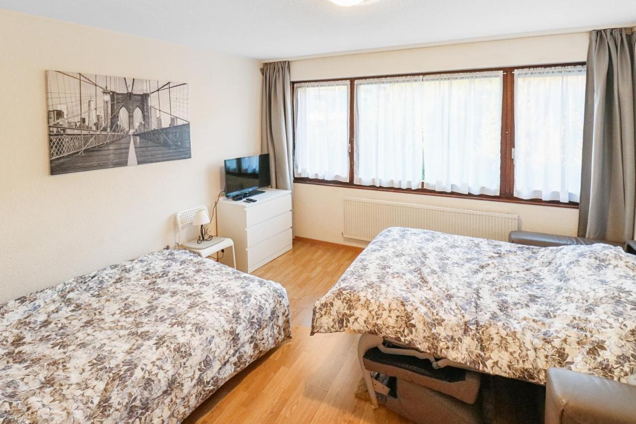 Studio Cosy Au Centre De 크란스몬타나 외부 사진